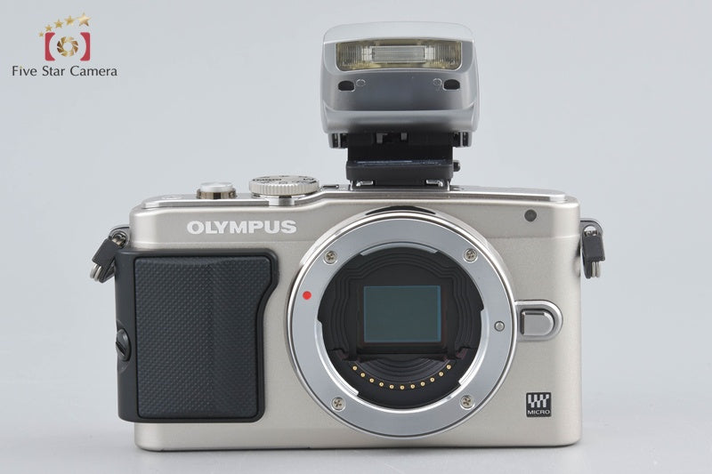 "Count 803" Olympus PEN Lite E-PL6 Silver 16.1 MP 14-42 EZ Lens