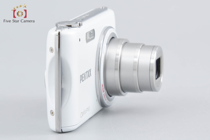 PENTAX Optio P80 White 12.1 MP Digital Camera w/ Box