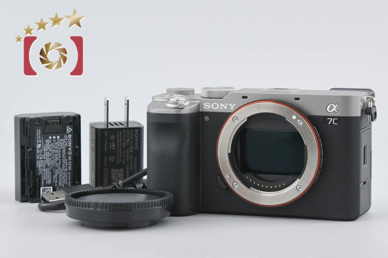 SONY α7C ILCE-7C Silver 24.2 MP Digital Camera [Japanese Language Only]