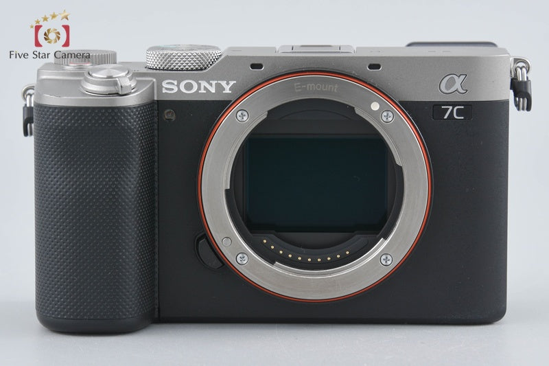 SONY α7C ILCE-7C Silver 24.2 MP Digital Camera [Japanese Language Only]