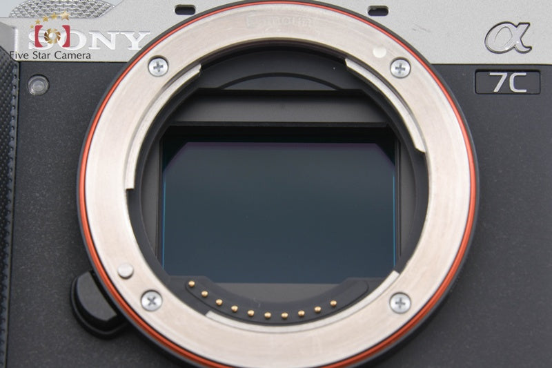 SONY α7C ILCE-7C Silver 24.2 MP Digital Camera [Japanese Language Only]