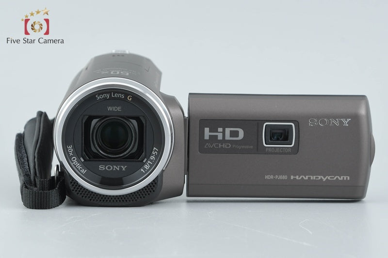 SONY HANDYCAM HDR-PJ680 Bronze Brown Digital Camcorder [Japanese Language Only]
