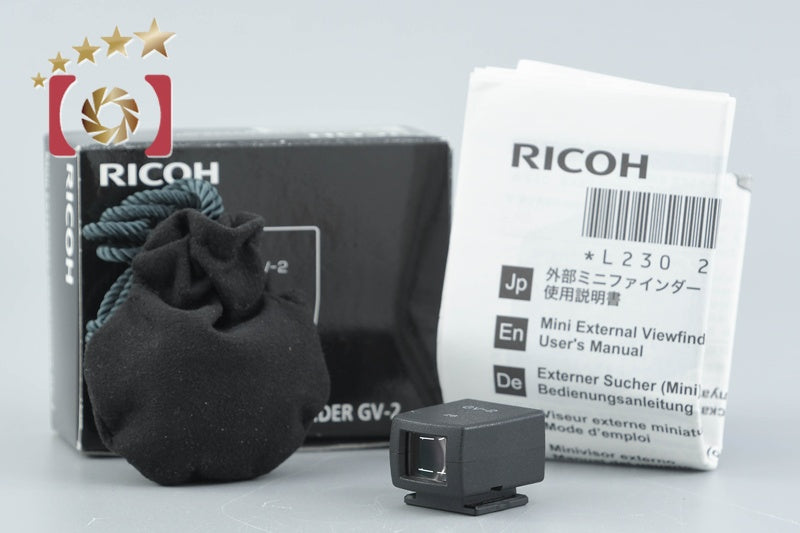 Ricoh GV-2 External Viewfinder for GR Digital Cameras w/ Box