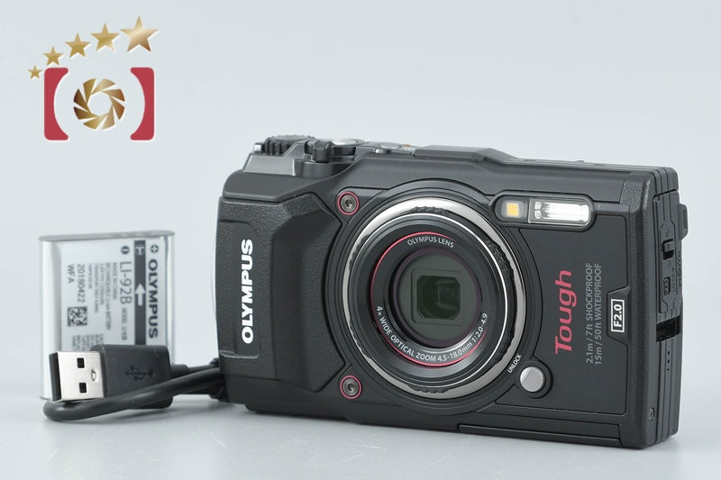 "Count 695" Olympus Tough TG-5 Black 12.0 MP 15m Waterproof Digital Camera