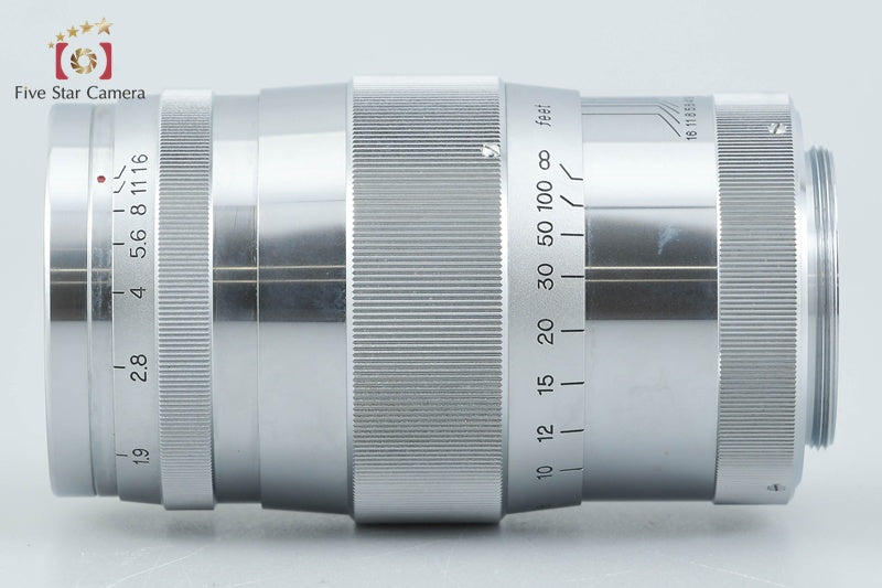 Canon 85mm f/1.9 L39 LTM Leica Thread Mount Lens