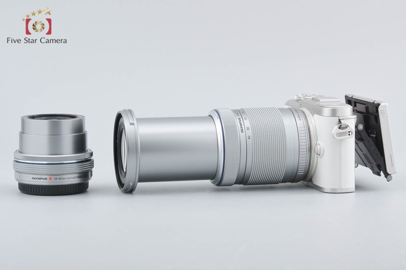 "Count 2,551" Olympus PEN Lite E-PL9 White16.1 MP 14-42 40-150 Lenses