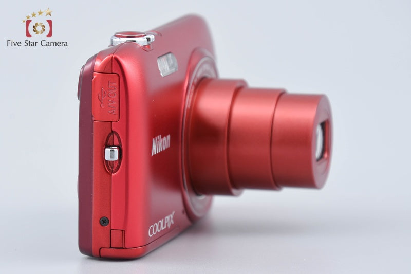 Nikon COOLPIX S3500 Raspberry Red 20.0 MP Digital Camera