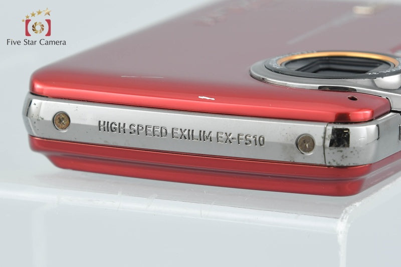 Casio EXILIM EX-FS10S Red 9.1 MP Digital Camera