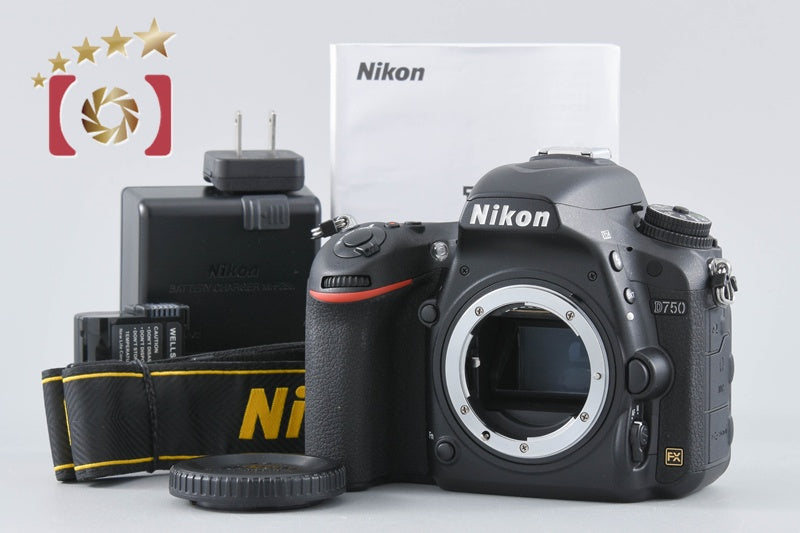 "Shutter count 901" Nikon D750 24.3 MP Full Frame Digital SLR Camera Body