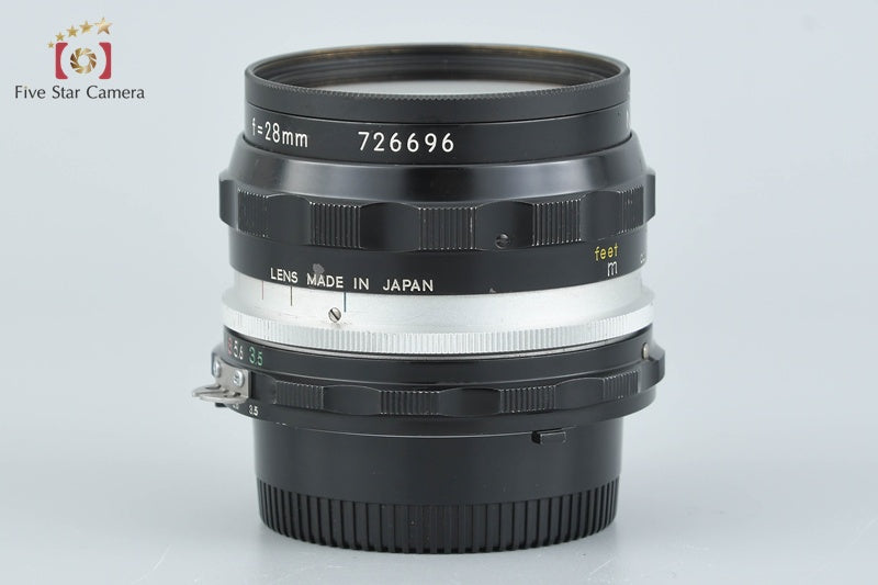 Nikon NIKKOR-H Auto 28mm f/3.5 Ai Converted