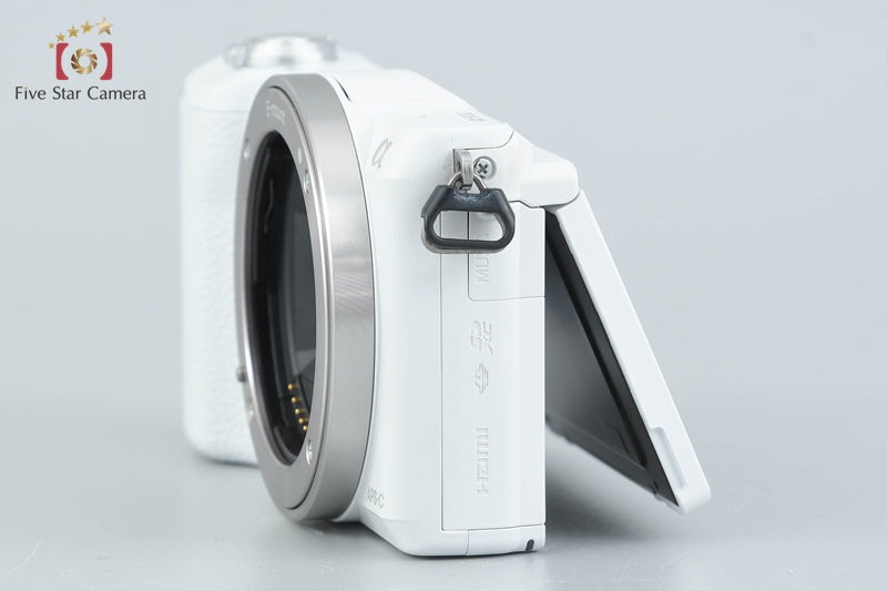 Sony α5100 ILCE-5100 White 24.3 MP Mirrorless Camera [Japanese Languag