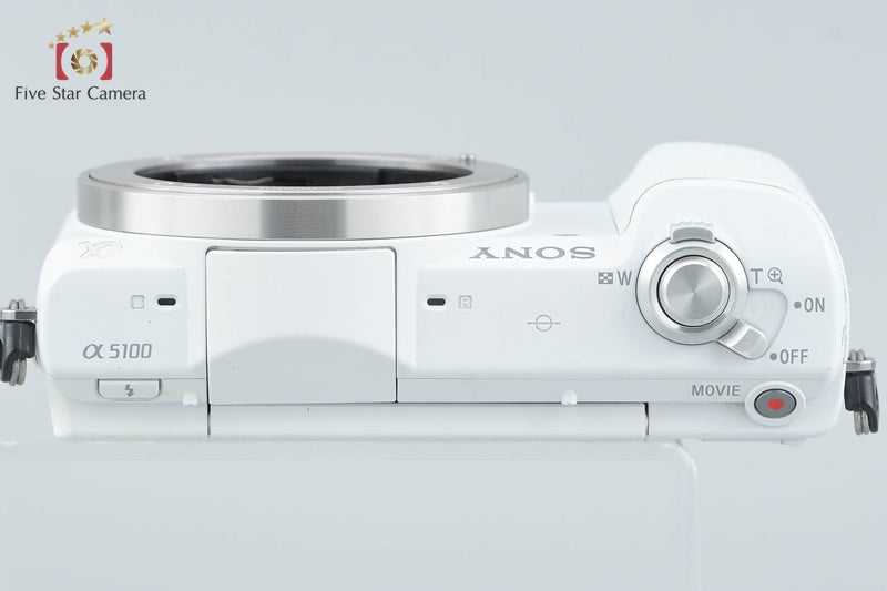 Sony α5100 ILCE-5100 White 24.3 MP Mirrorless Camera [Japanese Languag