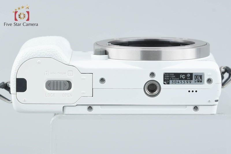 Sony α5100 ILCE-5100 White 24.3 MP Mirrorless Camera [Japanese Language Only]