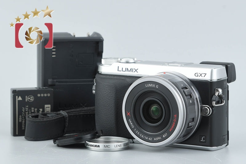 Panasonic LUMIX DMC-GX7 Silver 16.0 MP DSLR 14-42 Lens [Japanese Language Only]