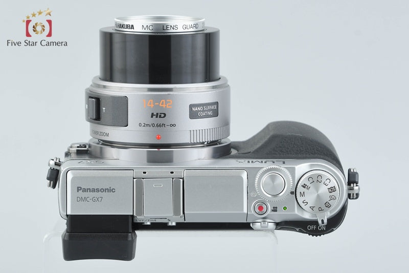 Panasonic LUMIX DMC-GX7 Silver 16.0 MP DSLR 14-42 Lens [Japanese Language Only]