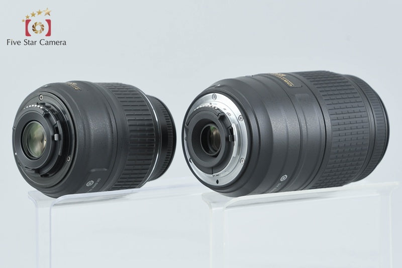 "Shutter count 4,716" Nikon D3100 14.2 MP Digital SLR Camera 18-55 55-300 Lenses