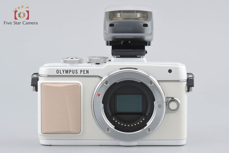 "Count 4,076" Olympus PEN Lite E-PL7 White 16.1 MP Digital Mirrorless Camera