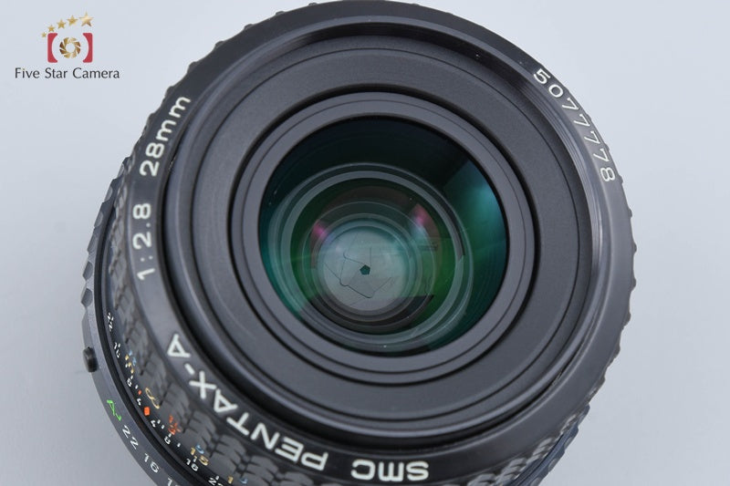 Pentax SMC A 28mm f/2.8 K Mount Lens