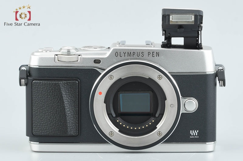 Olympus PEN E-P5 Silver 16.1 MP Mirrorless Camera 14-42 Lens
