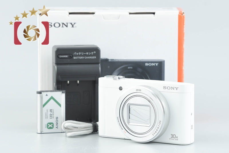 SONY Cyber-shot DSC-WX500 White 18.2 MP Digital Camera [Japanese Language Only]