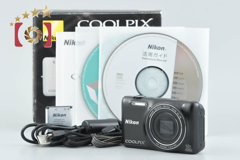 Nikon COOLPIX S6600 Black 16.0 MP Digital Camera w/ Box