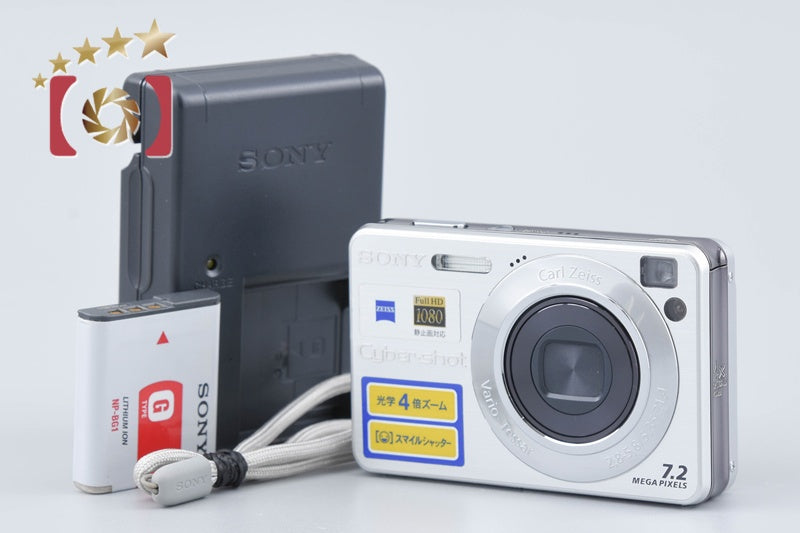 Sony Cyber-Shot DSC-W110 Silver 7.2 MP Digital Camera [Japanese Language Only]
