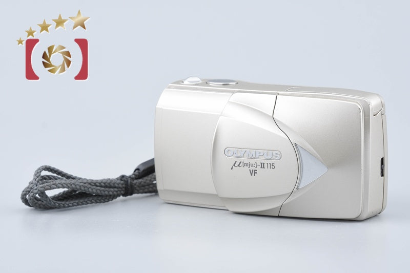 Olympus μ[mju:]-II 115 VF Champagne Gold 35mm Point & Shoot Film Camera