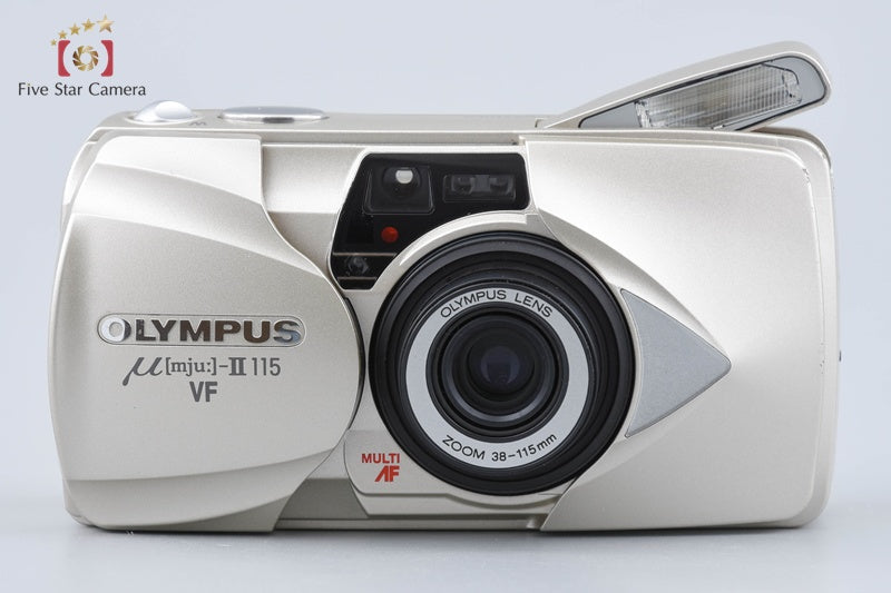 Olympus μ[mju:]-II 115 VF Champagne Gold 35mm Point & Shoot Film Camera