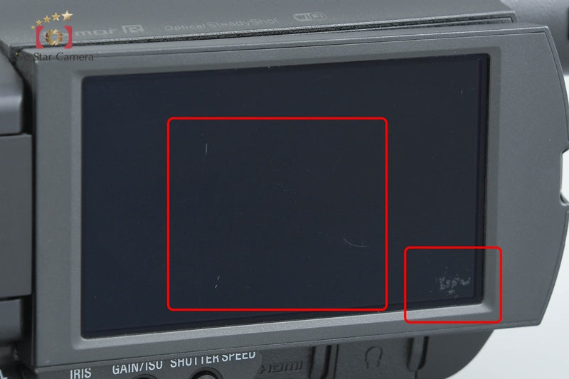 SONY HANDYCAM FDR-AX100 4K Handycam w/ Box [Japanese Language Only]