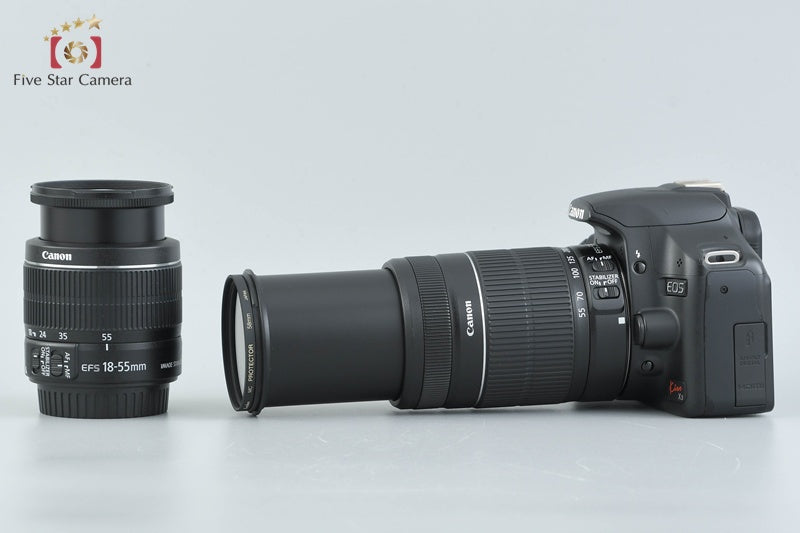 Canon EOS Kiss X3 / Rebel T1i / 500D 15.1 MP DSLR EF-S 18-55 55-250 Lenses