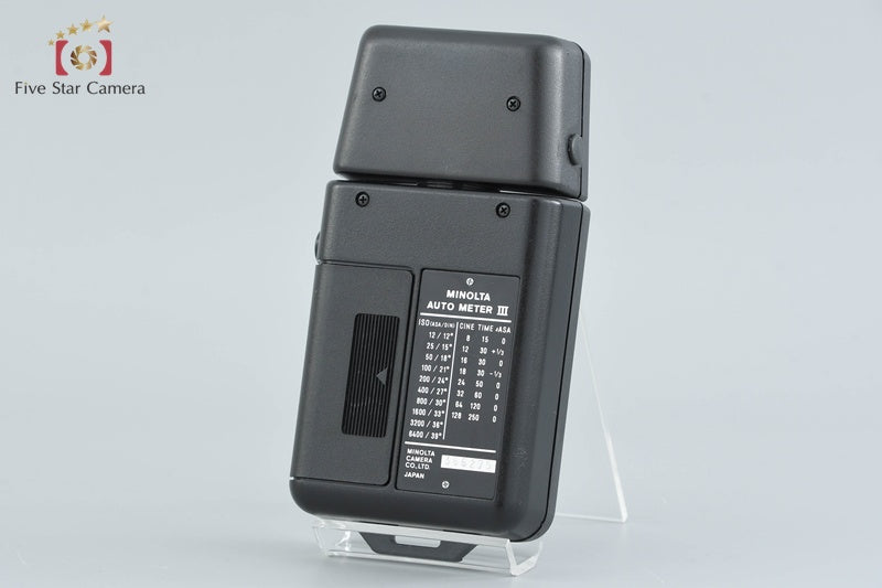 Minolta AUTO METER III Flash Light Meter + Viewfinder 5°