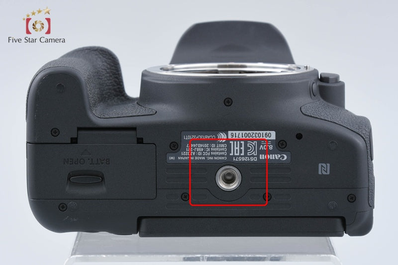 "Count 2,606" Canon EOS Kiss X8i / Rebel T6i / 750D 24.2 MP DSLR Camera Body