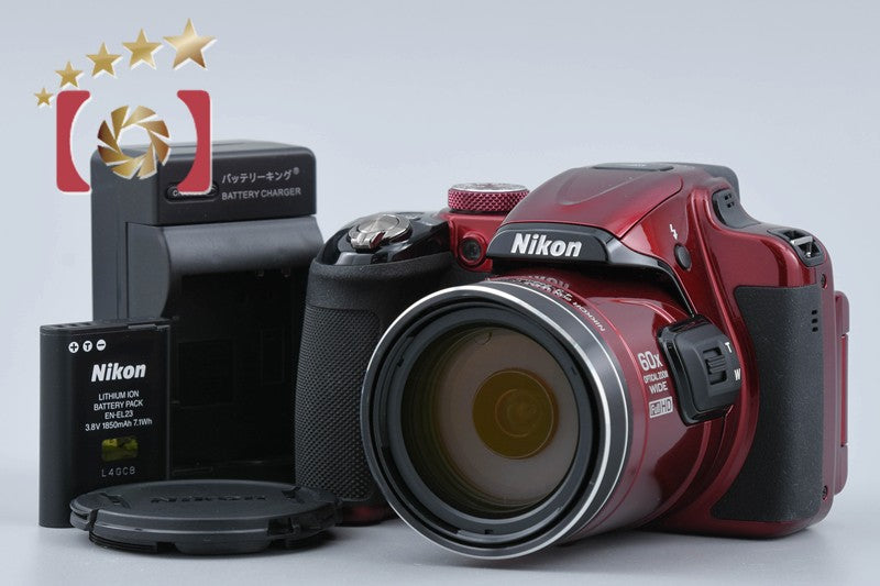 Nikon COOLPIX P600 Red 16.0 MP Digital Camera