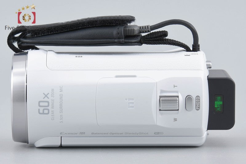 Sony Handycam HDR-CX680 White Digital HD Video Camera [Japanese Language Only]