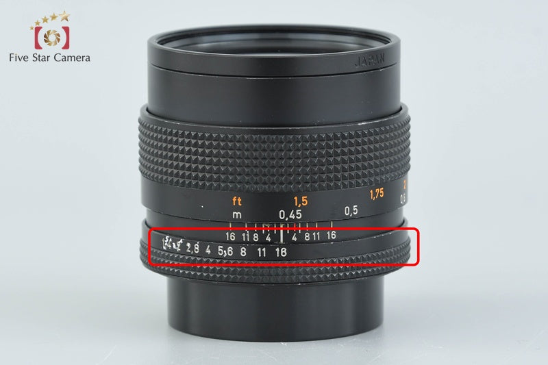 CONTAX Carl Zeiss Planar 50mm f/1.4 T* AEJ