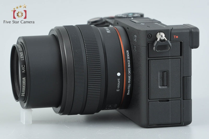 "Count 1,234" SONY α7C ILCE-7CL Black 24.2MP 28-60 Lens [Japanese Language Only]
