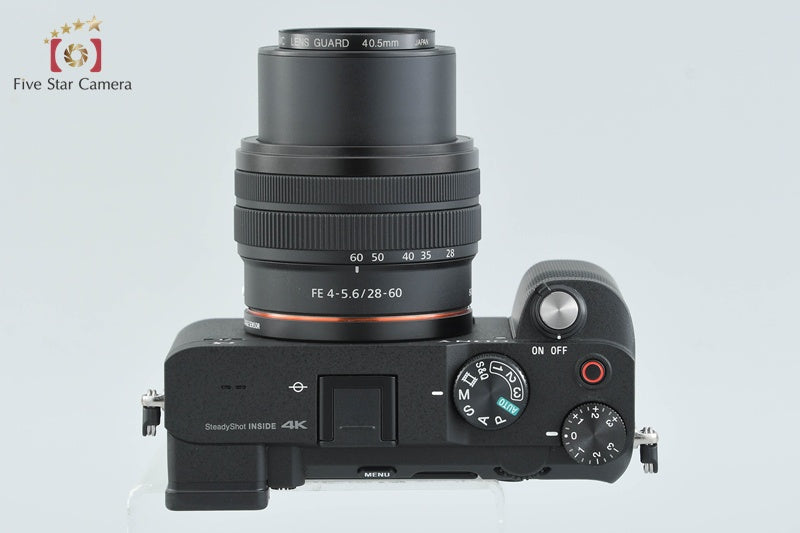 "Count 1,234" SONY α7C ILCE-7CL Black 24.2MP 28-60 Lens [Japanese Language Only]