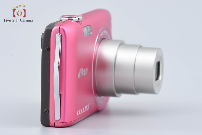 Nikon COOLPIX S3300 Strawberry Pink 16.0 MP Digital Camera