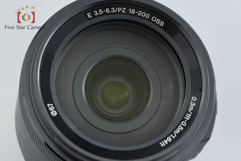 SONY E PZ 18-200mm f/3.5-6.3 OSS SELP18200 Black Sony E Mount