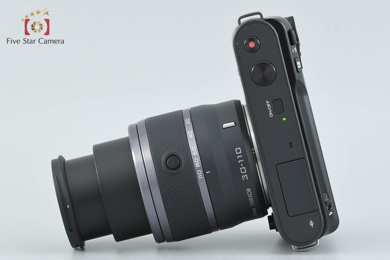 "Shutter count 369" Nikon 1 J1 Black 10.1 MP Digital Camera 30-110 Lens