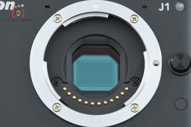 "Shutter count 369" Nikon 1 J1 Black 10.1 MP Digital Camera 30-110 Lens