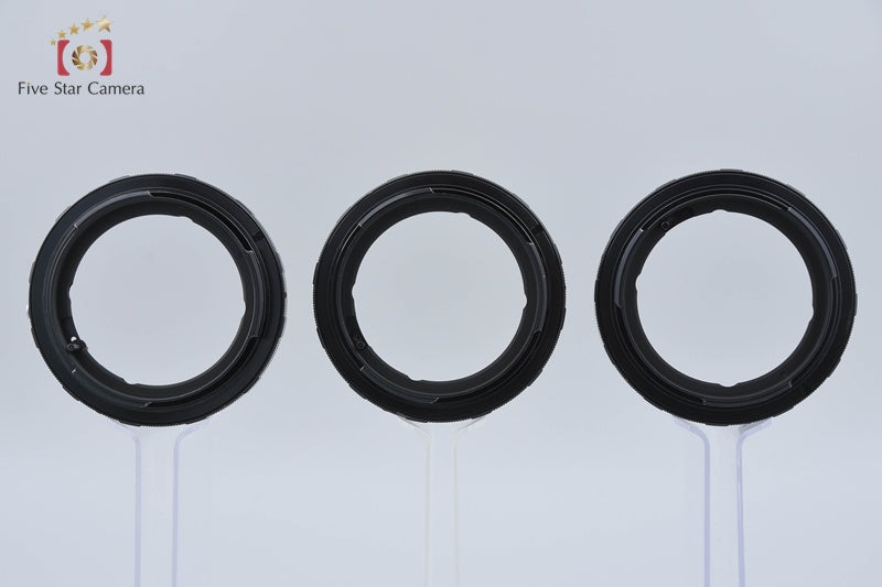 Pentax 6x7 Extension Tube Set No.1, No.2, No.3