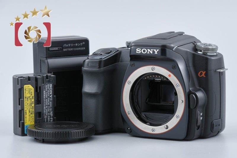 Sony α100 DSLR-A100 Black 10.2 MP Digital SLR Camera [Japanese Language Only]