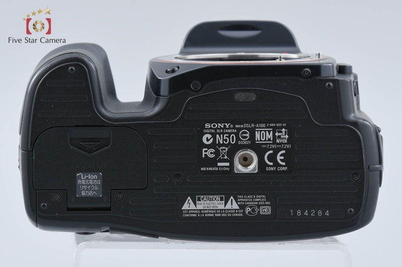 Sony α100 DSLR-A100 Black 10.2 MP Digital SLR Camera [Japanese Language Only]