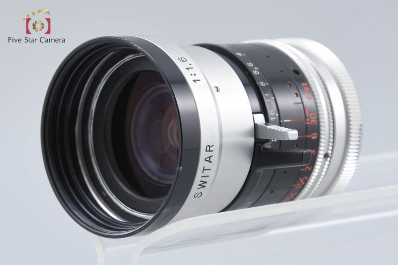 Kern Paillard SWITAR 10mm f/1.6 H16RX for C Mount