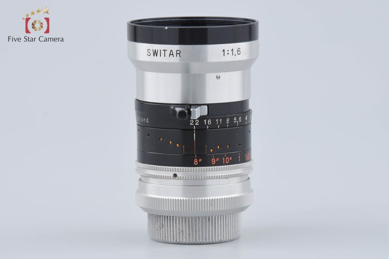 Kern Paillard SWITAR 10mm f/1.6 H16RX for C Mount