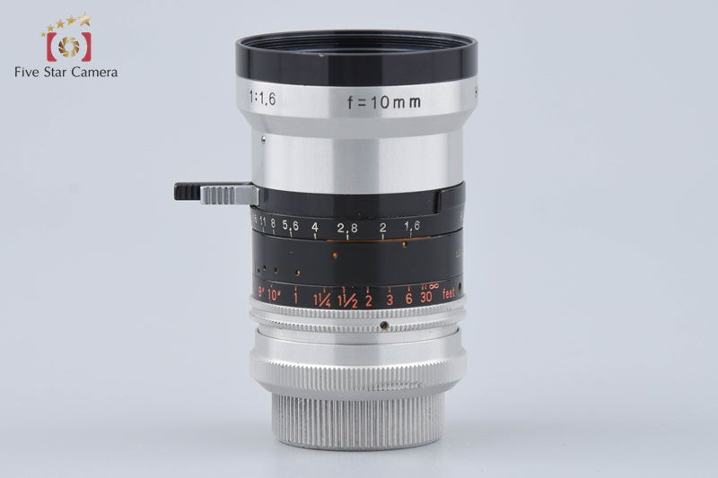 Kern Paillard SWITAR 10mm f/1.6 H16RX for C Mount