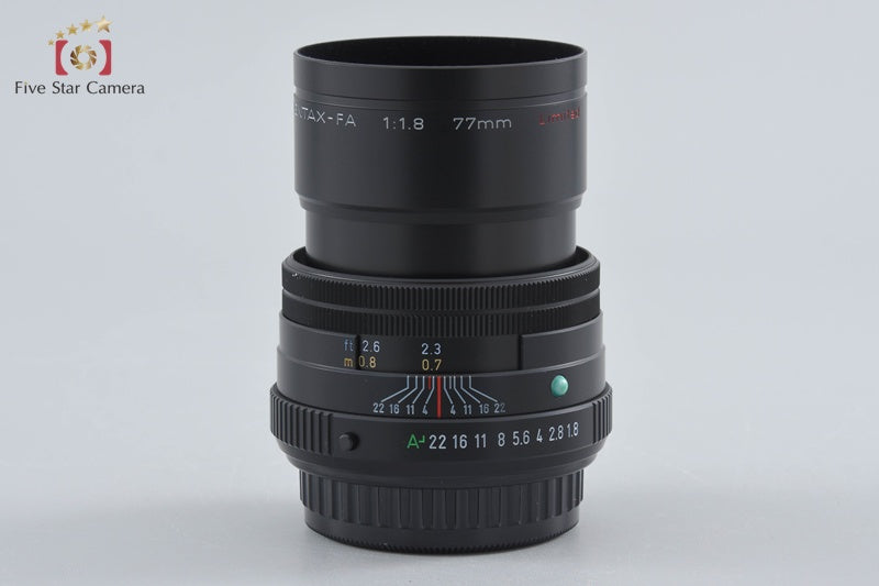 Pentax SMC FA 77mm f/1.8 Limited Black