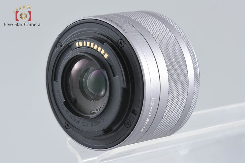 Canon EOS M10 White 18.0 MP Digital Mirrorless Camera 15-45 IS STM Lens