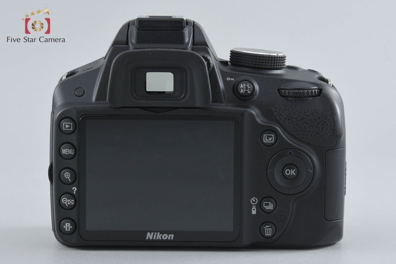 "Shutter count 1,951" Nikon D3200 Black 24.2 MP DSLR 18-55 VR Lens
